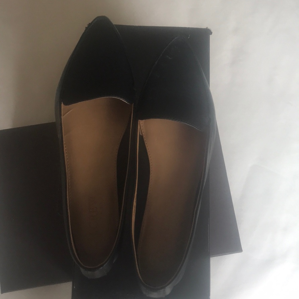 JCrew black flats